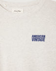 American Vintage - ykobow crop t-shirt - arctique chine