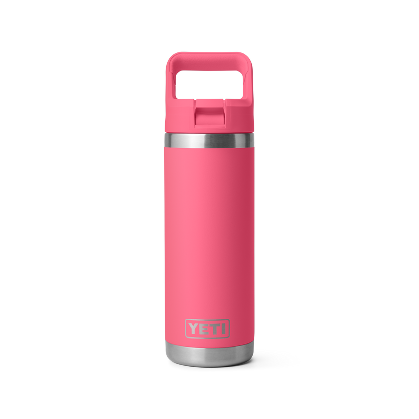 Yeti - rambler - insulated straw bottle - 532ml - tropical pink
