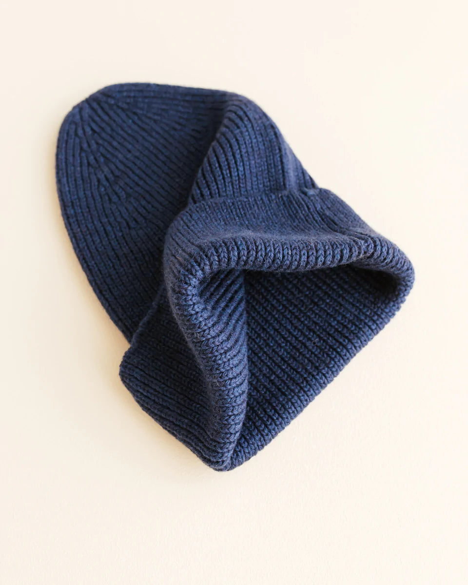 HVID - beanie - fonzie Adult - blue - Hyggekids