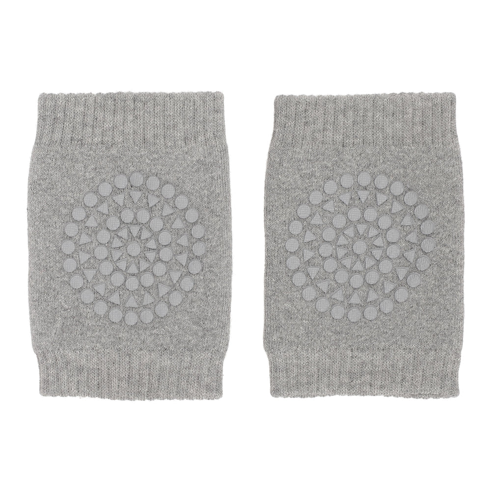 Gobabygo - crawling kneepads - grey melange - Hyggekids