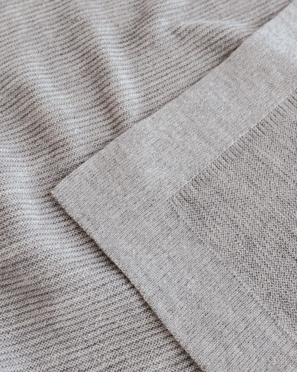 HVID - Blanket Gust - grey melange - Hyggekids